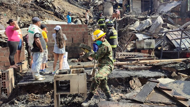 Incendio en Armenia 2