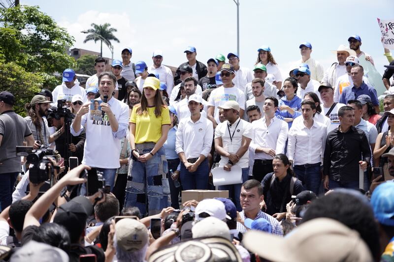 Discurso de Daniel Quintero en la estación Acevedo del Metro de Medellín.