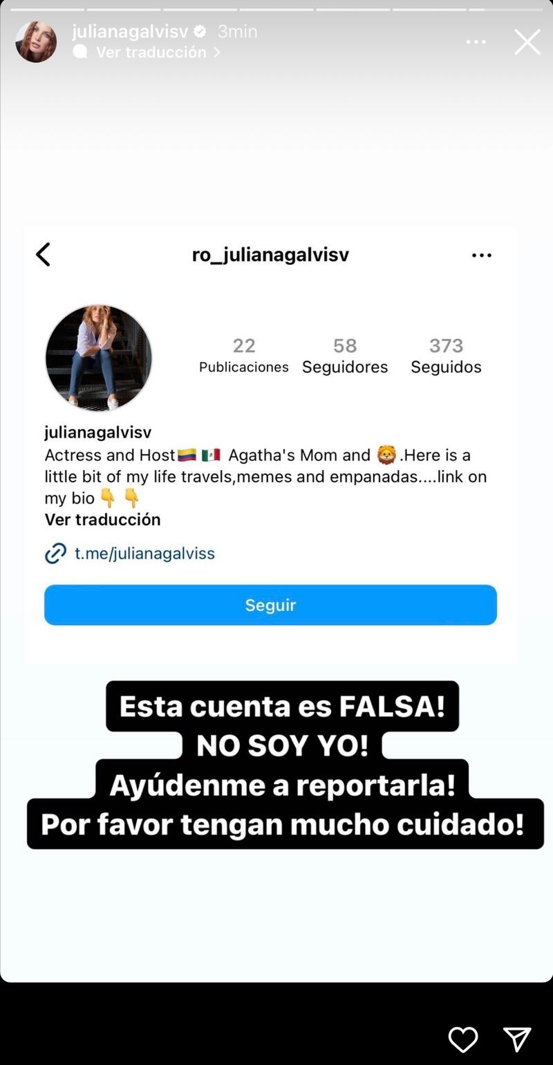 Juliana Galvis alertó a sus fans y terminó pidiéndoles ayuda