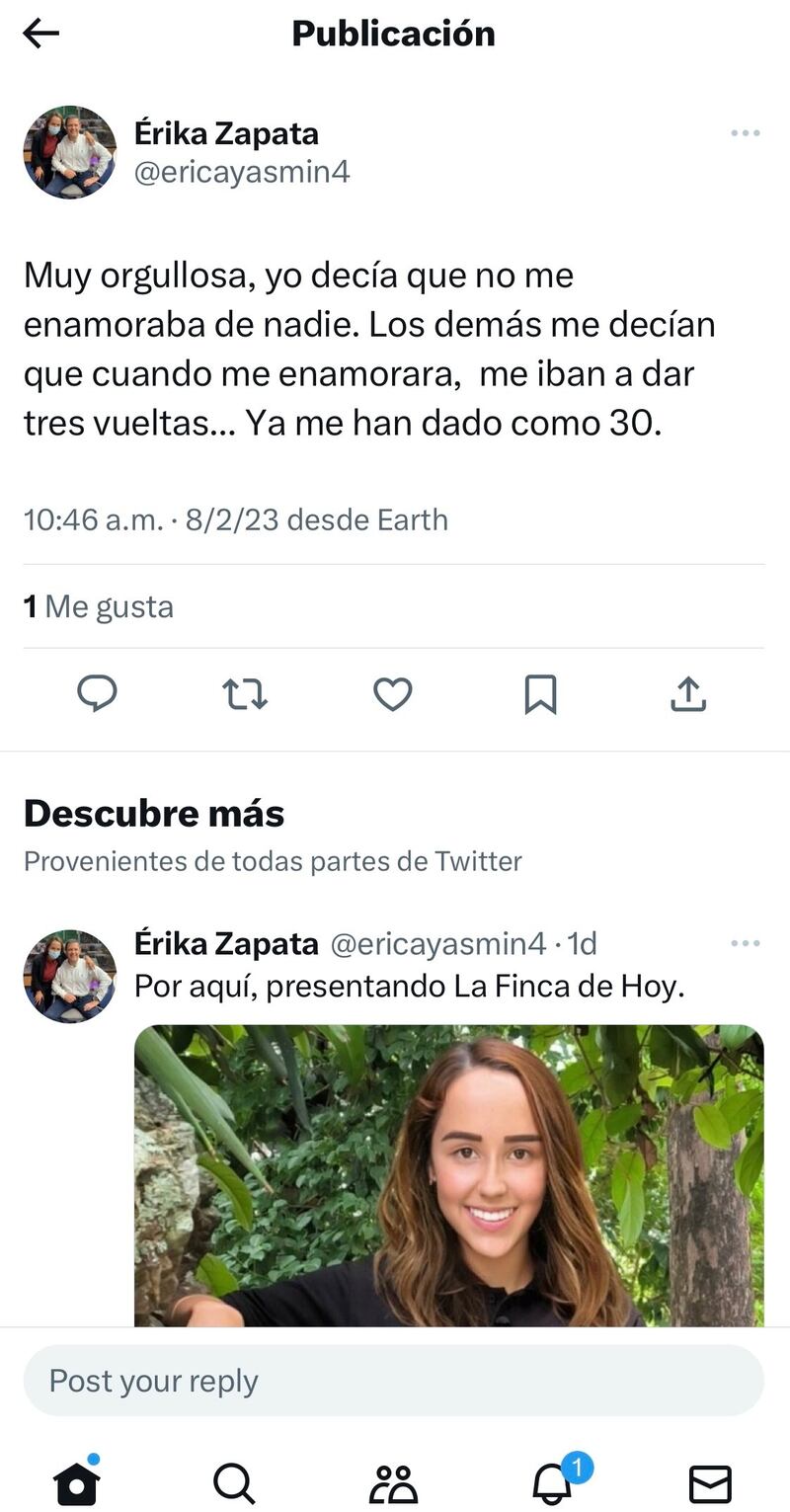 Érika Zapata confesó que tiene un nuevo amor y está más feliz que nunca