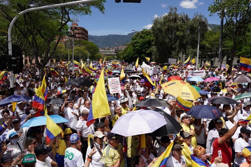 Marcha martes 20 de junio en Medellín