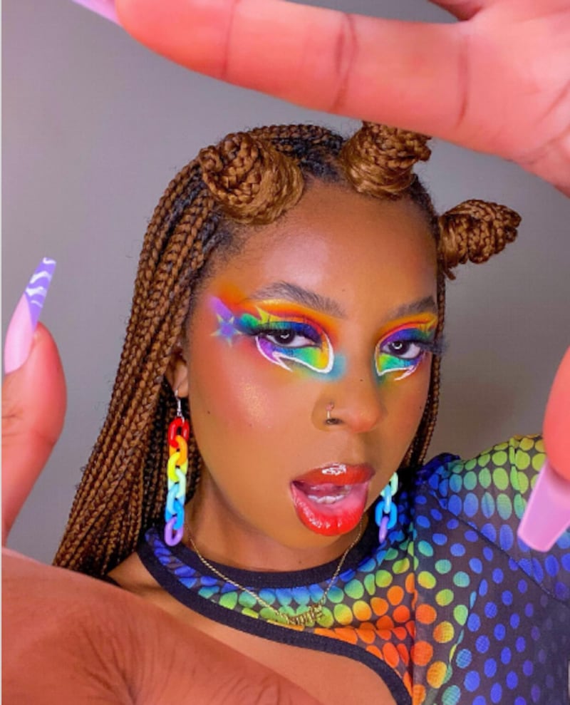 Ideas para maquillaje Pride