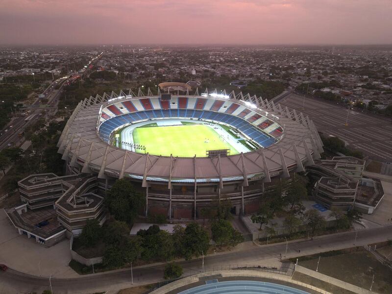 Estadio Metropolitano en Barranquilla.