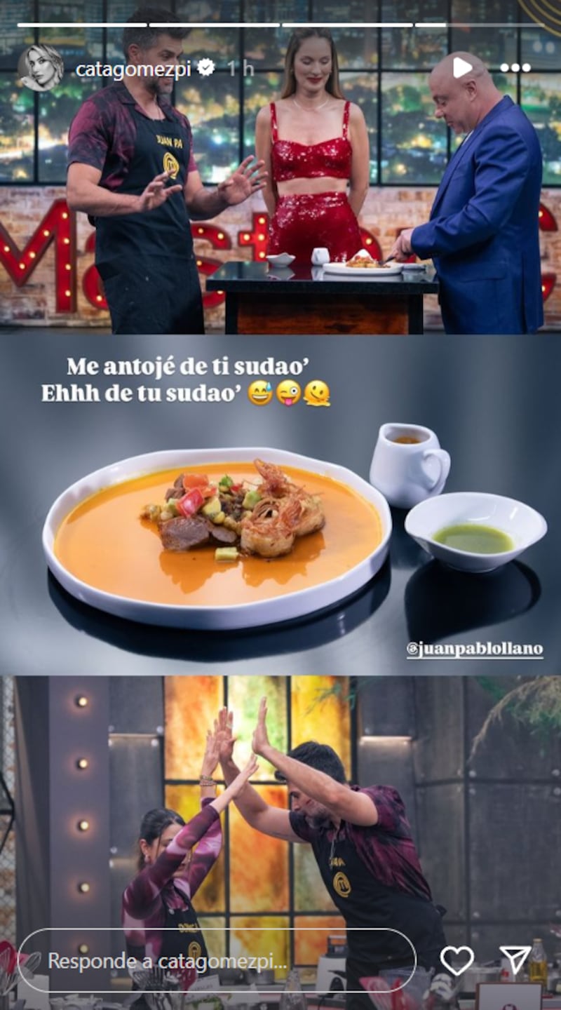 Juan Pablo Llano recibió ‘picante’ mensaje de su esposa tras salvarse de ser eliminado en MasterChef