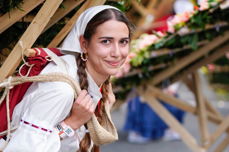 Así se vivió el desfile de Silleteros en la Feria de las Flores.