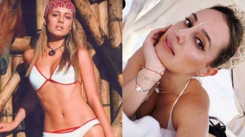 Milena López cuando era más joven.