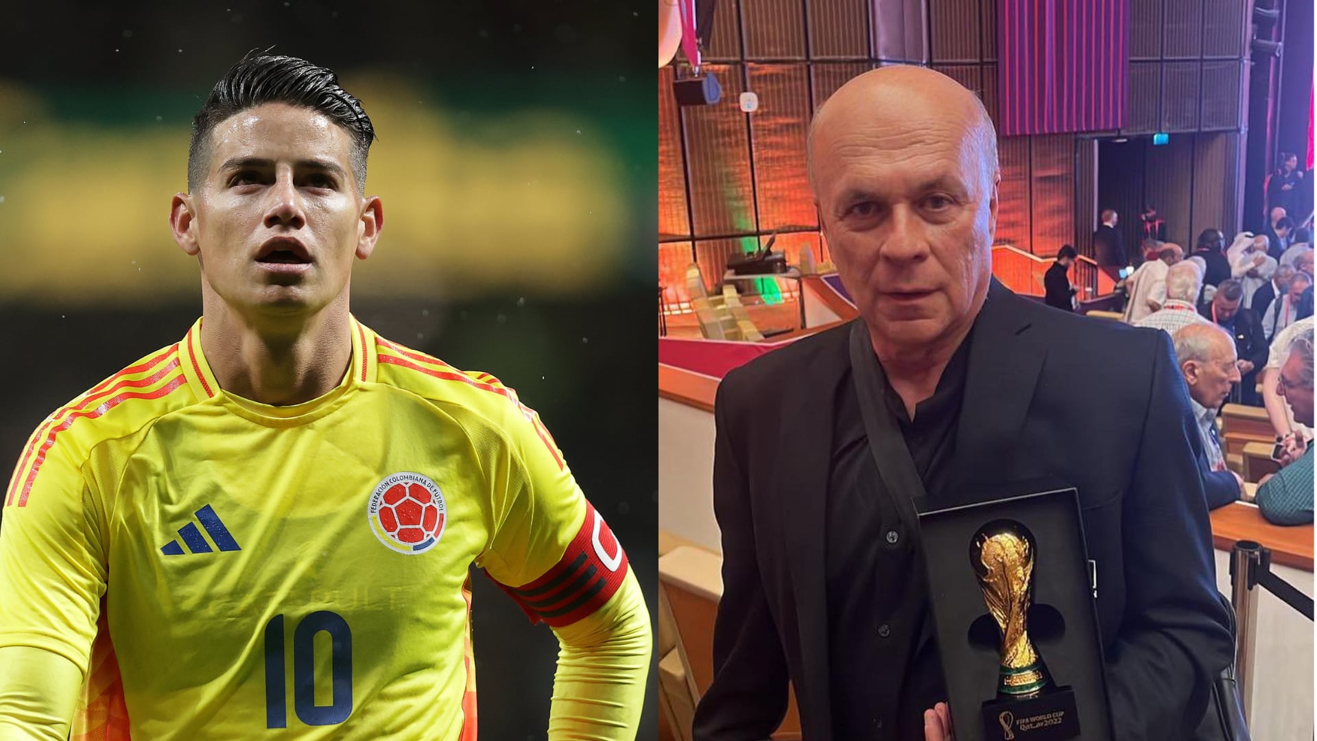 Equipo colombiano mandó indirecta a Carlos Antonio Vélez en mensaje sobre James Rodríguez.