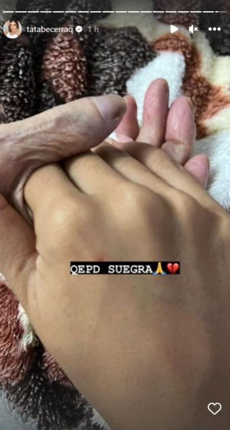 Despedida de Tata Becerra de su suegra.