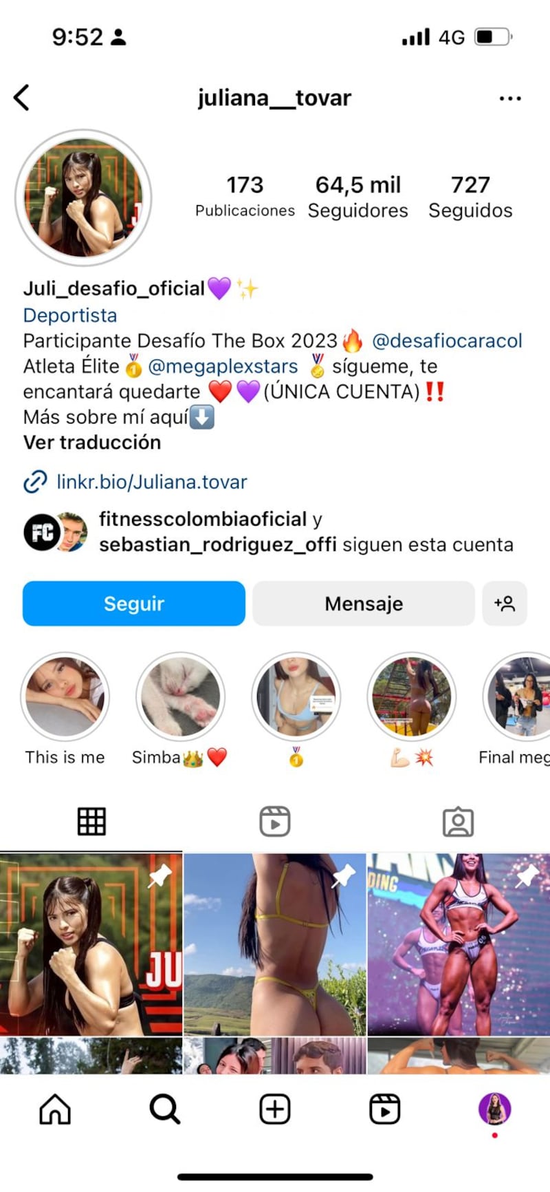 Juliana Tovar aumentó sus seguidores en cuestión de minutos