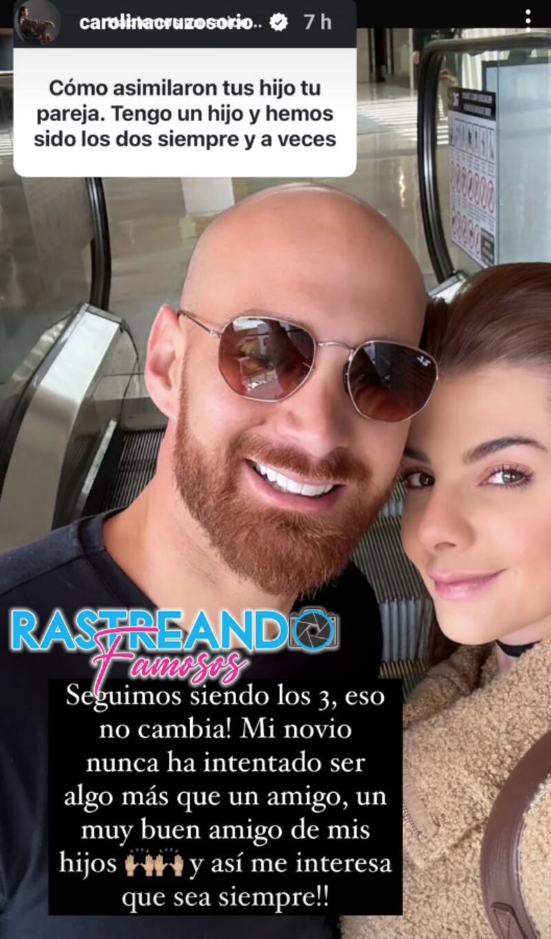 ¿Lo consideran un papá? Carolina Cruz habló de la relación de sus hijos con su novio Jamil Farah