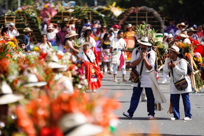 Así se vivió el desfile de Silleteros en la Feria de las Flores.