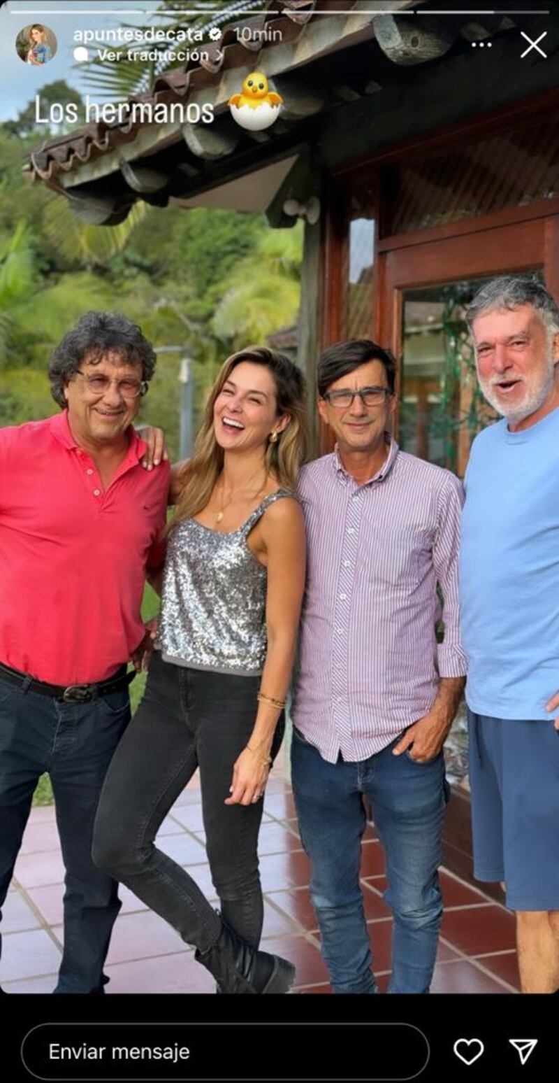 Catalina Gómez de Día a Día presentó oficialmente a sus hermanos