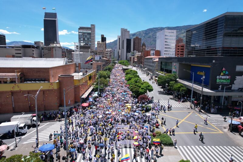 Marcha martes 20 de junio en Medellín