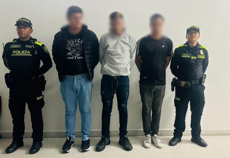 Presuntos sicarios que asesinaron a mexicano en Medellín